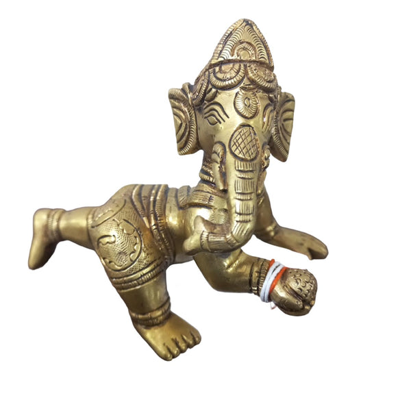 Brass Butter Ganesha 4