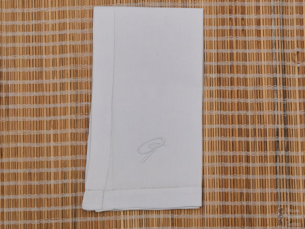 Men's Embroidered Initial Handkerchief