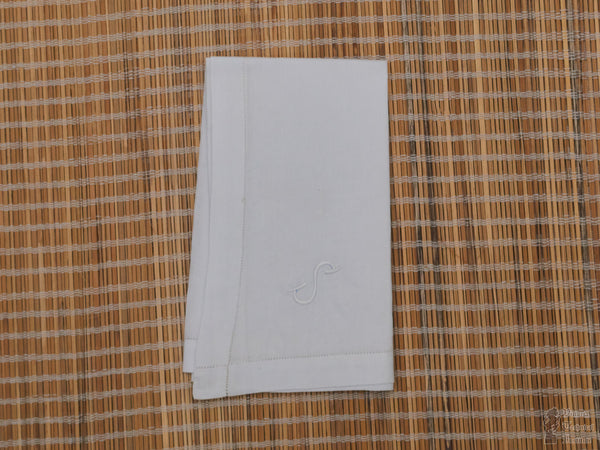 Men's Embroidered Initial Handkerchief