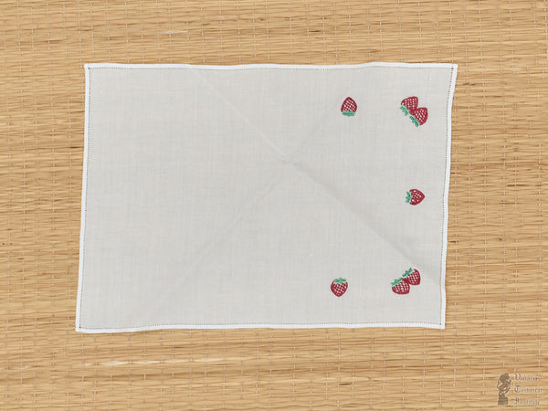 Hand Embroidered Cocktail Napkins