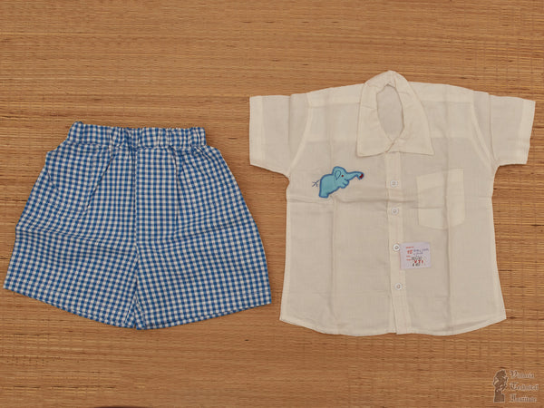 Applique Work Baby Shorts and Shirt Set