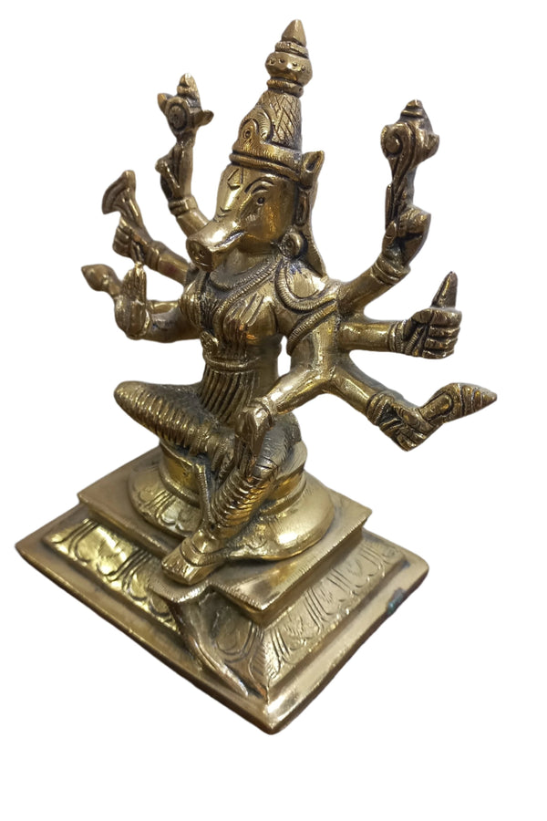 BRASS VARAHI AMMAN 6.5