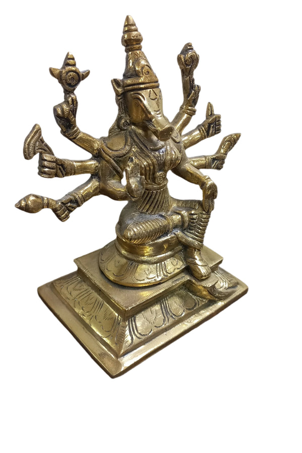 BRASS VARAHI AMMAN 6.5