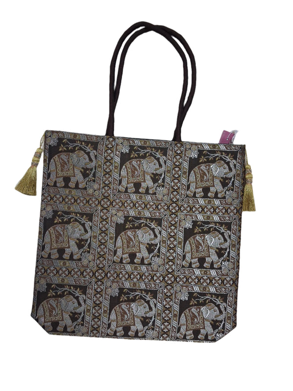 Handicraft Silk Hand Bag/Shoulder/Tote Bag For Ladies/Girls