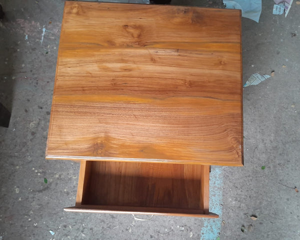 Handmade Wooden Bed Side Table