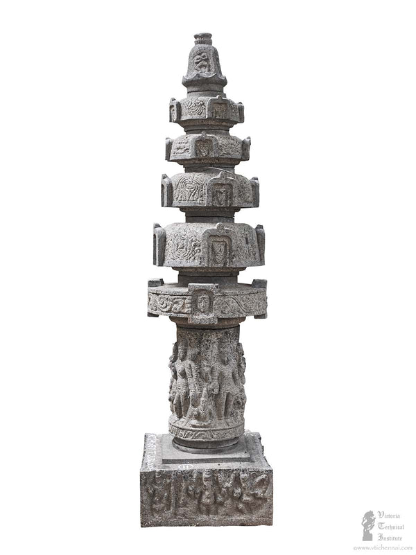 6 Ft Handmade Granite Stone Stubbi