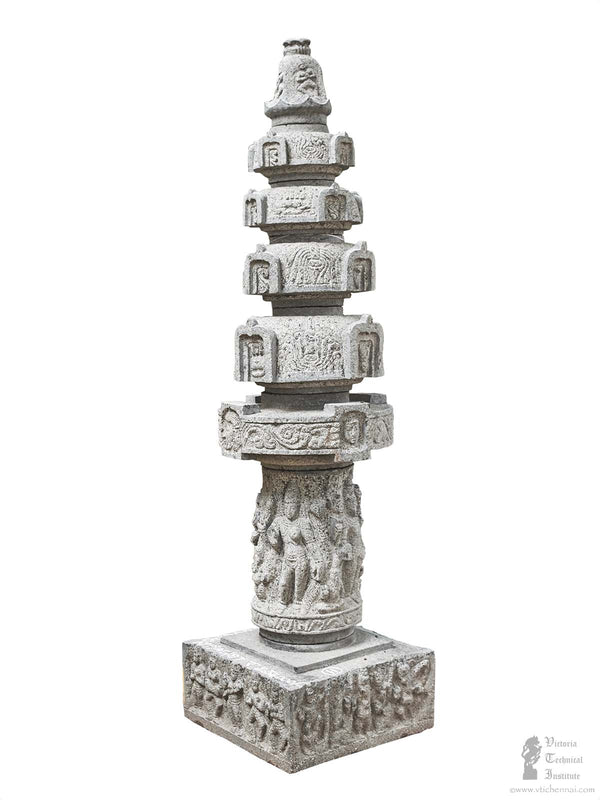 6 Ft Handmade Granite Stone Stubbi