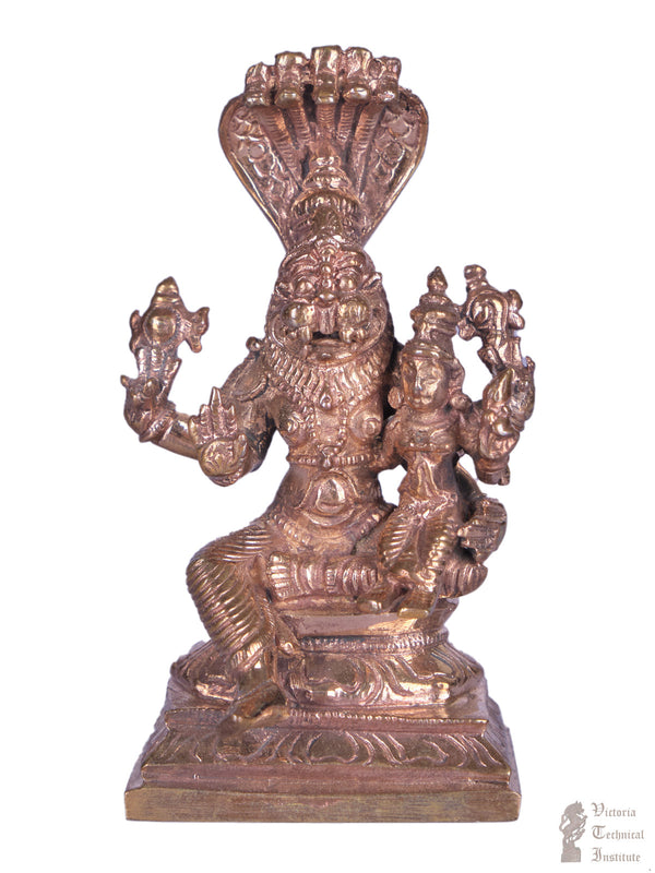 Bronze Sitting Lakshmi Narasimhar 4