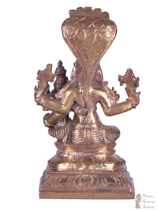 Bronze Sitting Lakshmi Narasimhar 4