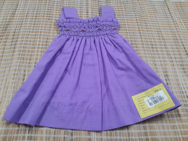 Hand Embroidered Baby Smocking Dress