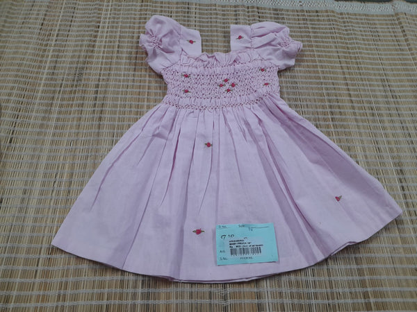 Hand Embroidered Baby Smocking Dress