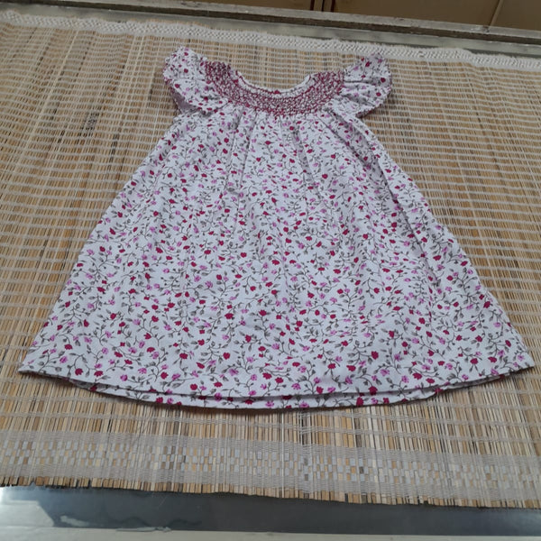 Hand Embroidered Baby Smocking Dress