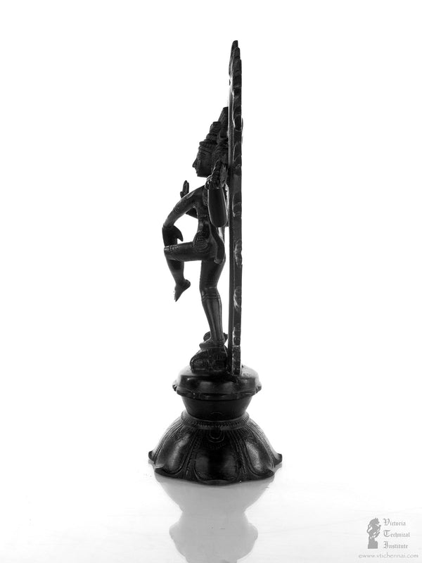 Handmade Brass Oxidised Nataraja Statue Idol 10
