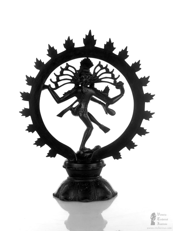 Handmade Brass Oxidised Nataraja Statue Idol 10