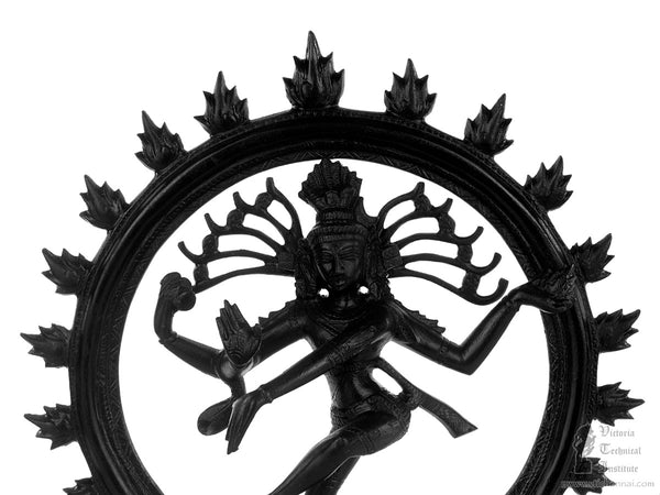 Handmade Brass Oxidised Nataraja Statue Idol 10