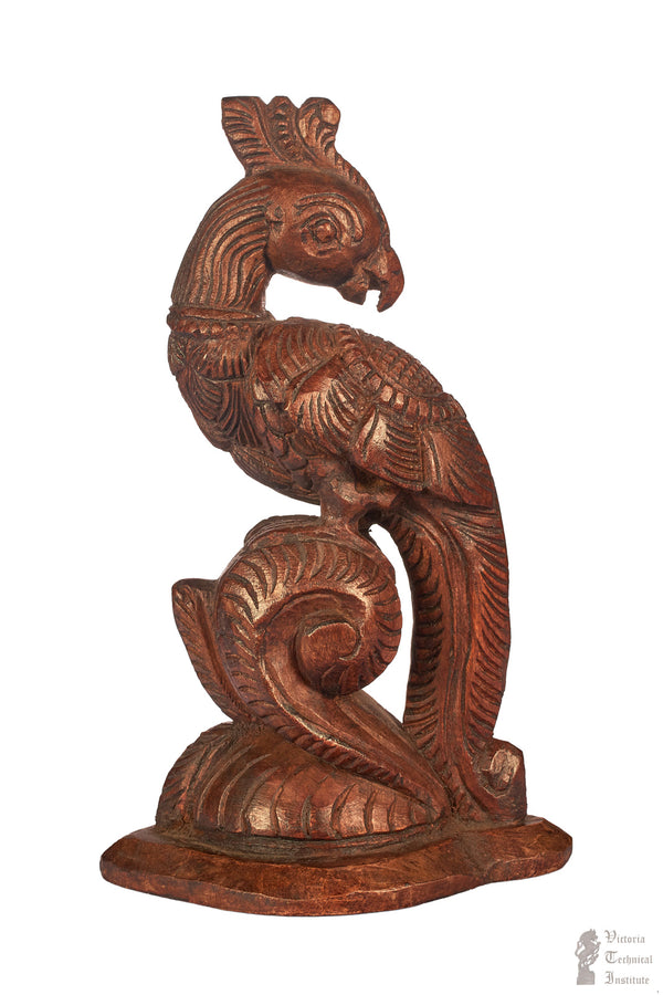 Handmade Country Wood Parrot