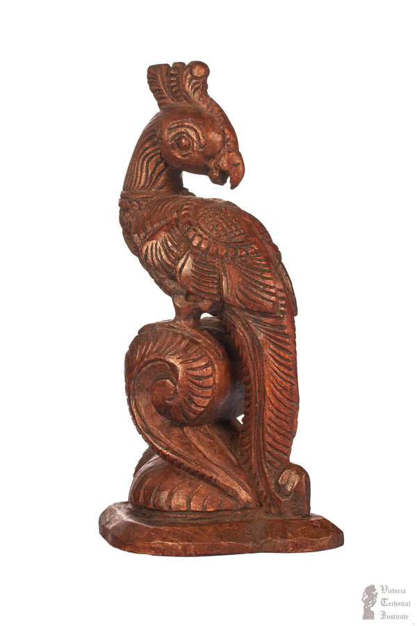 Handmade Country Wood Parrot