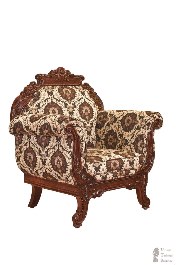 Handmade Wooden Majestic Sofa Set