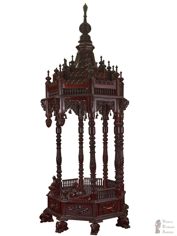 Handmade Wooden Long Mandapam