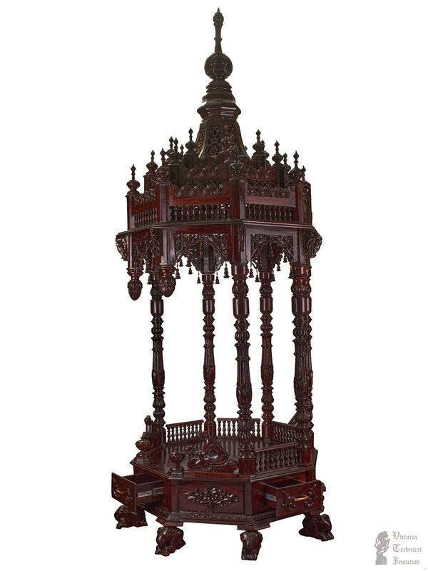 Handmade Wooden Long Mandapam