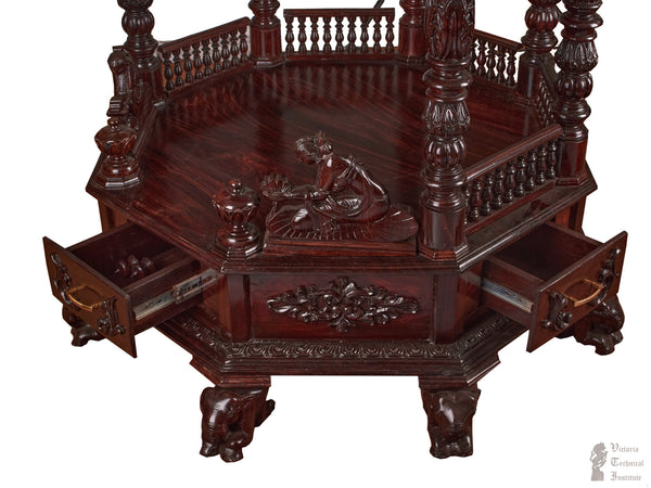 Handmade Wooden Long Mandapam