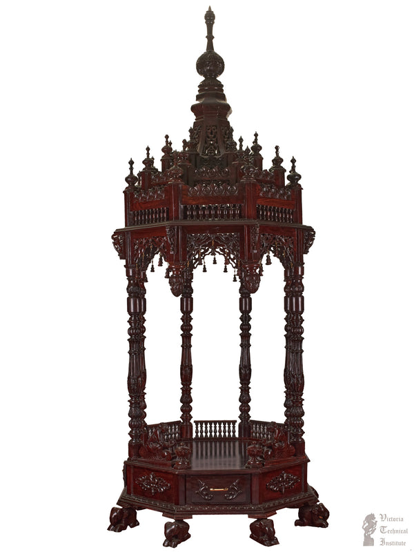 Handmade Wooden Long Mandapam