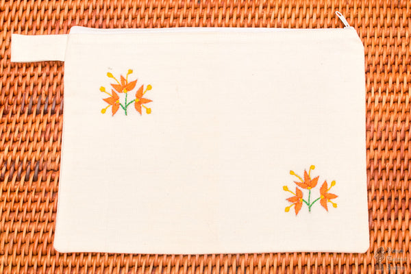 Hand Embroidered Toilet Pouch