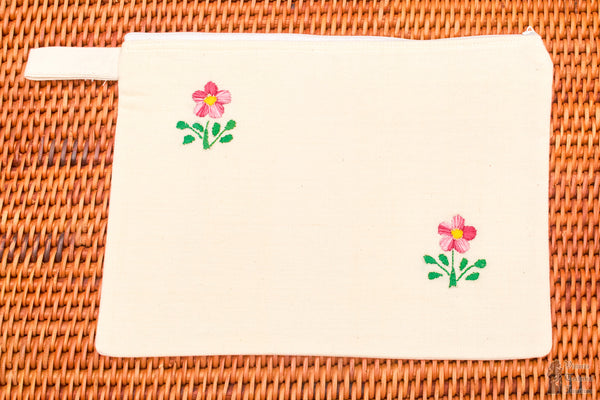 Hand Embroidered Toilet Pouch (Assorted Designs)