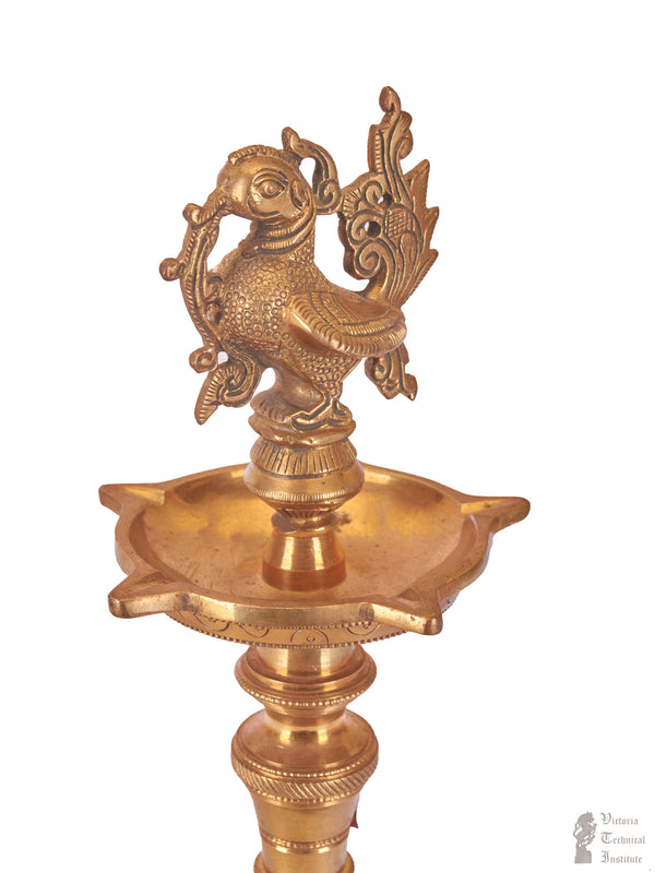Brass Annam Oil Lamp