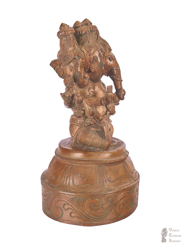Bronze Panchamuga Ganesha  Statue
