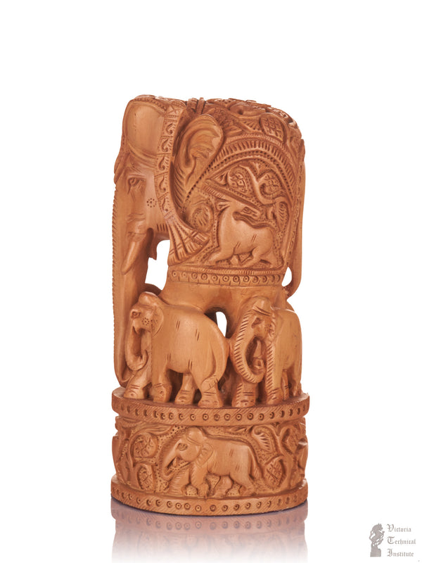 Handmade Sandal Wood Carving Elephant