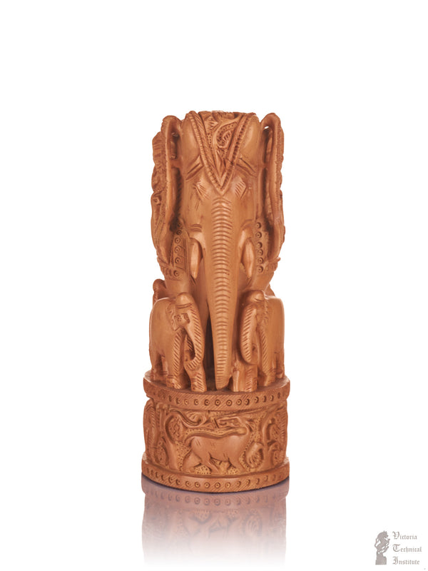 Handmade Sandal Wood Carving Elephant