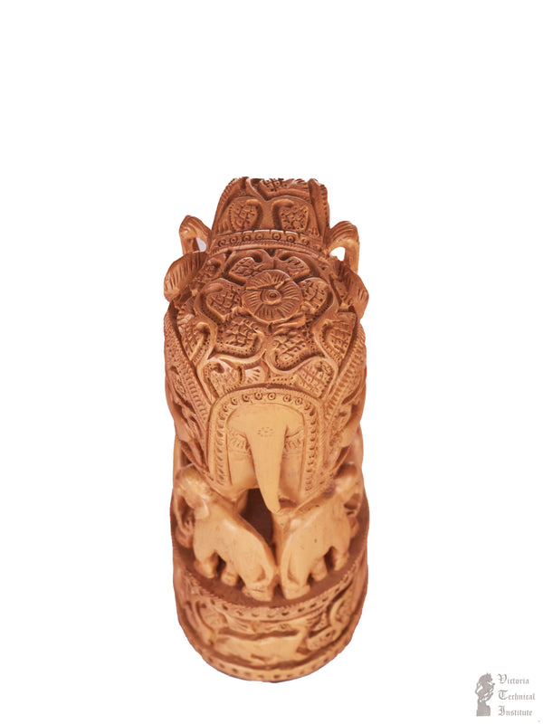 Handmade Sandal Wood Carving Elephant