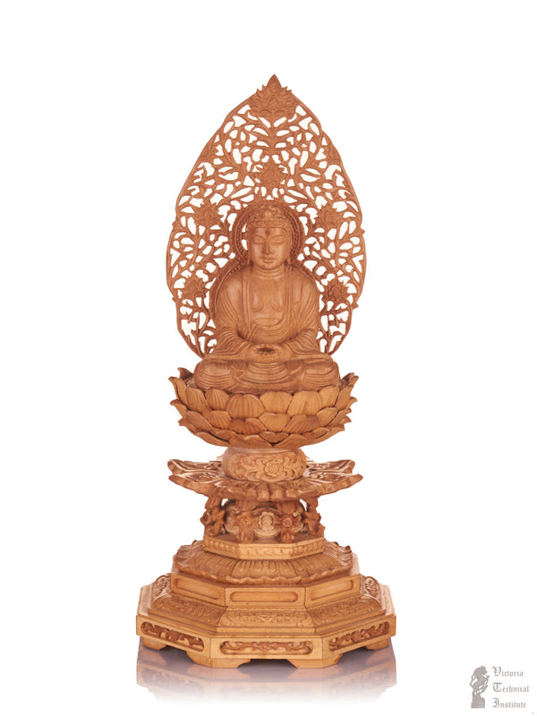 Handmade Wooden Buddha Statue