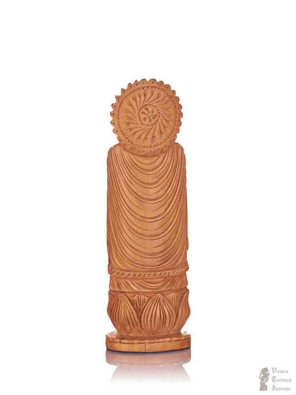 Handmade Sandal Wood Buddha Statue