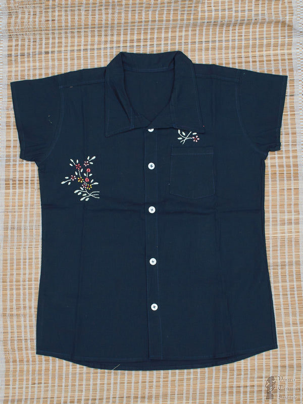 Hand Embroidered Kids Shirt
