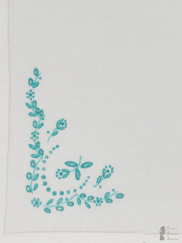 Hand Embroidered Luncheon Dinner Set
