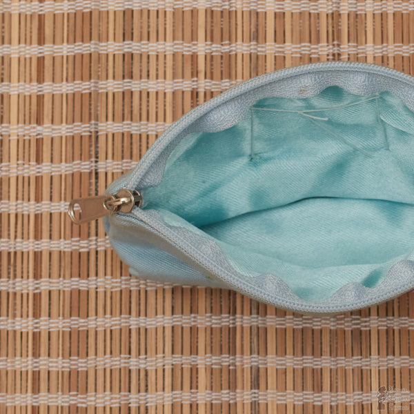 Hand Embroidery Cotton Coin Purse
