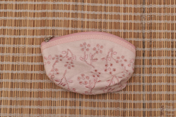 Handmade Cotton Cross stitch coin Purse