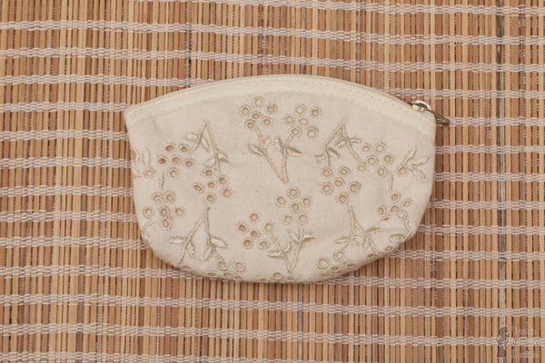 Handmade Cotton Cross stitch coin Purse