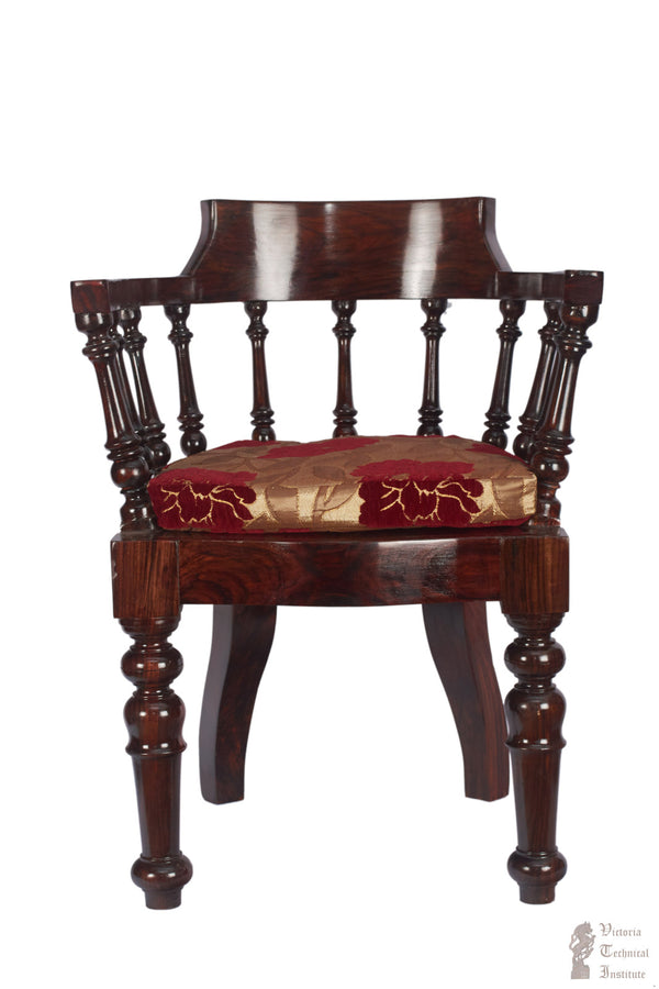 Handmade Wooden Bucket Cum Tub Chair