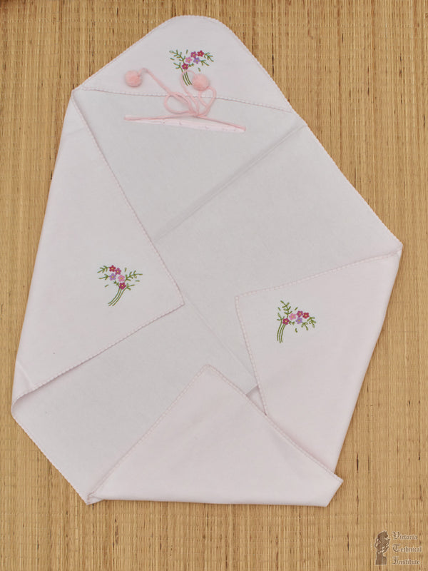 Hand Embroidered Baby Wrap Towels