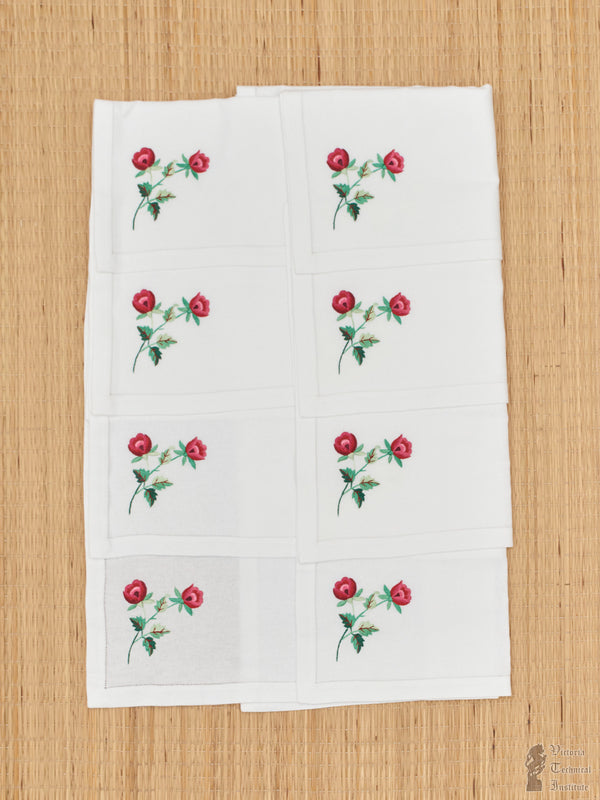 Hand Embroidered Dinner Napkins