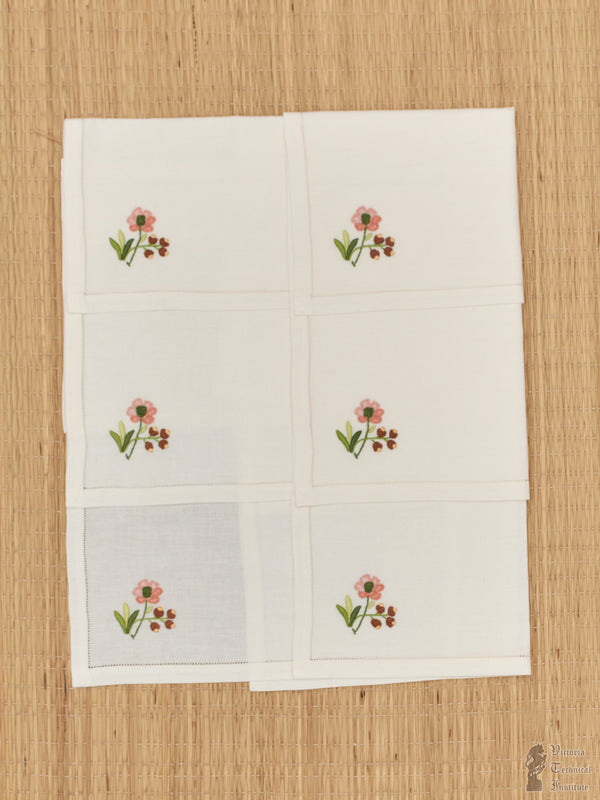 Hand Embroidered Tea Napkins