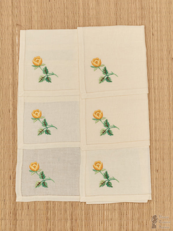 Hand Embroidered Tea Napkins