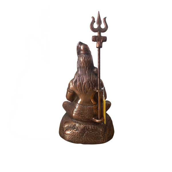 Copper Oxidized Sitting Siva 10