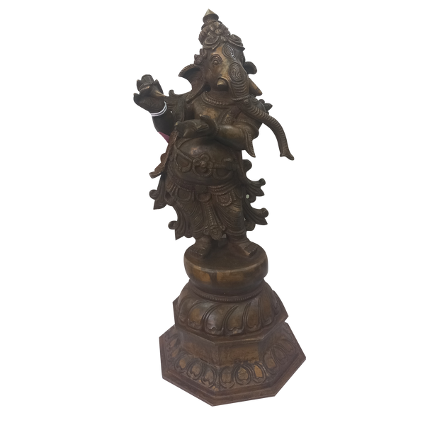 Handmade Bronze Mahabharata Ganesha 11