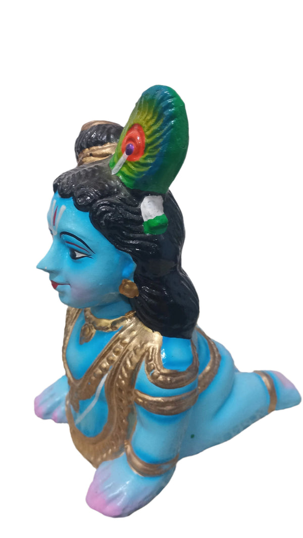 Terracotta Crowling Krishna