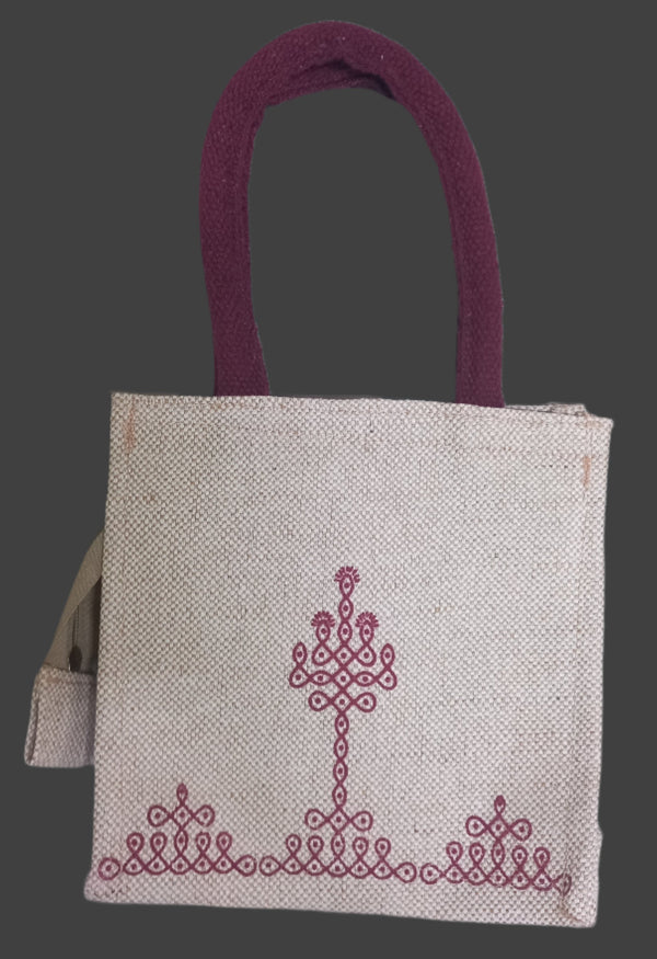 JUTE KOLAM HAND BAG (BIG)