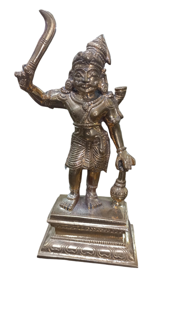 BRONZE STANDING MADURAI VEERAN 7